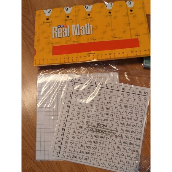 SRA Real Math Individual Manipulative Kit Grades 3-6 McGraw Hill Homeschool - Picture 2 of 9